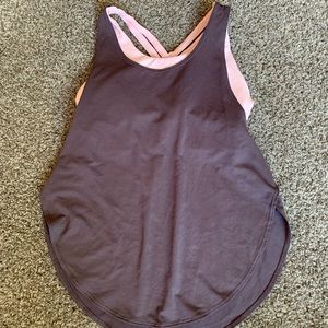 Fabletics tank with built in sports bra. XS